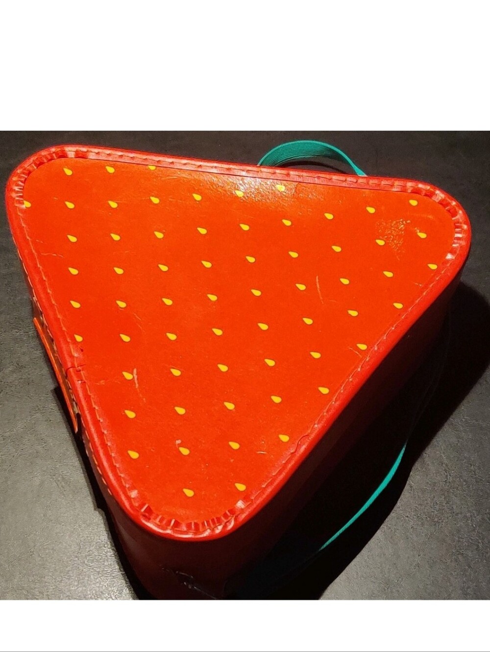 VTG. '70s Oversized Pop Art Strawberry Shaped Bag Case... - Picture 5 of 12